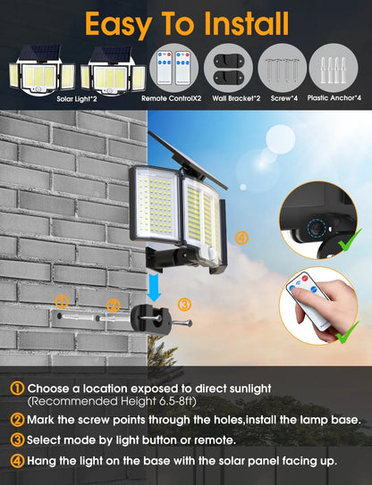 SolarPort© Solar Powered Outdoor Lights