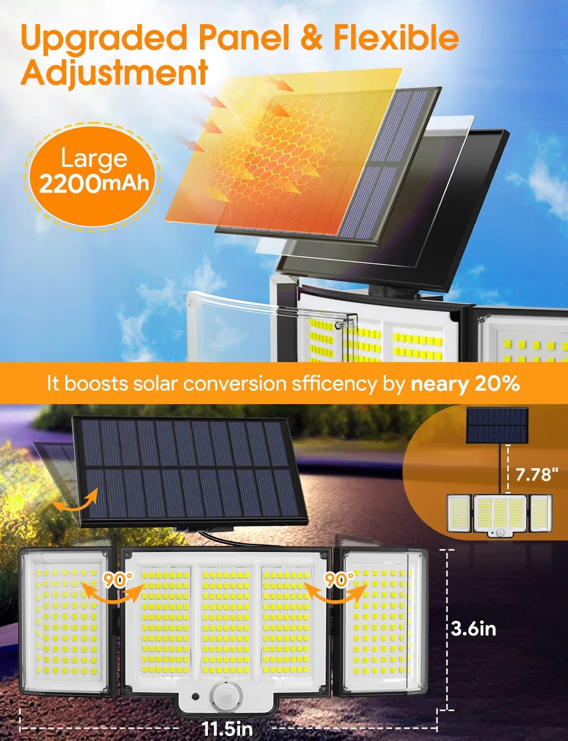 SolarPort© Solar Powered Outdoor Lights